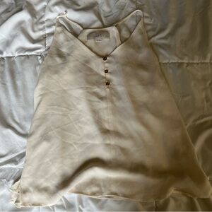 New Loft cami top with Henley buttons and racer back XXS petite